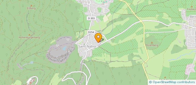 localisation de l'entreprise MONSIEUR FRANCOIS THIERY  SAINT-NABOR