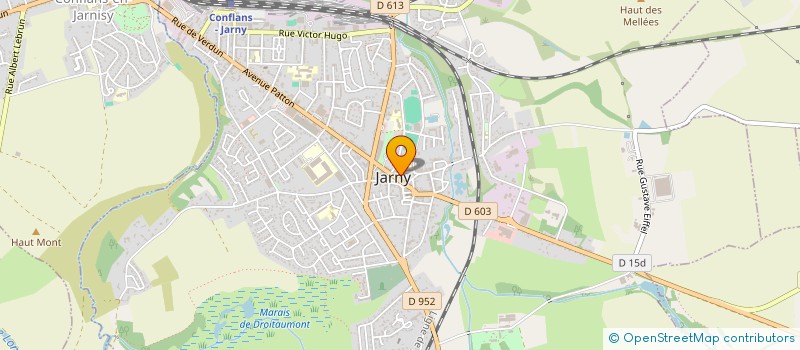 localisation de l'entreprise MONSIEUR FRANCOIS THIESEN  JARNY