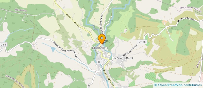 localisation de l'entreprise MONSIEUR FRANCOIS THIOLLET à MONTOLIEU