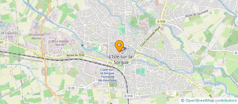 localisation de l'entreprise MONSIEUR FRANCOIS THOMAS  L'ISLE-SUR-LA-SORGUE