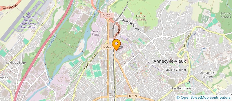 localisation de l'entreprise MONSIEUR FRANCOIS THOMAS  ANNECY