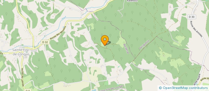 localisation de l'entreprise MONSIEUR FRANCOIS THOMASSIN  SAINTE-FOY-DE-LONGAS