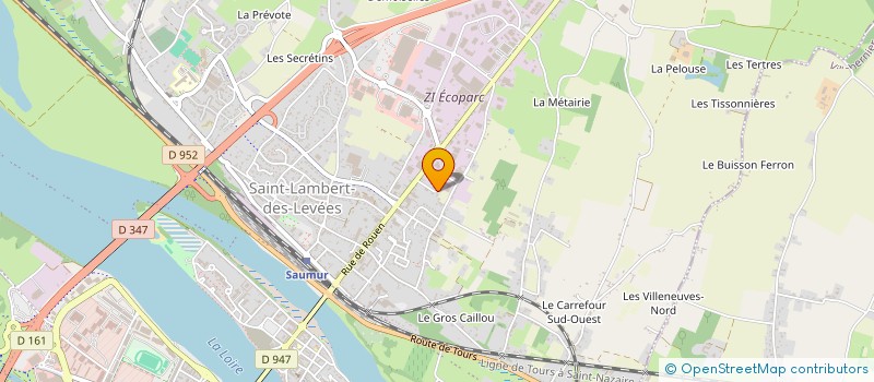 localisation de l'entreprise MONSIEUR FRANCOIS THOREAU à SAUMUR