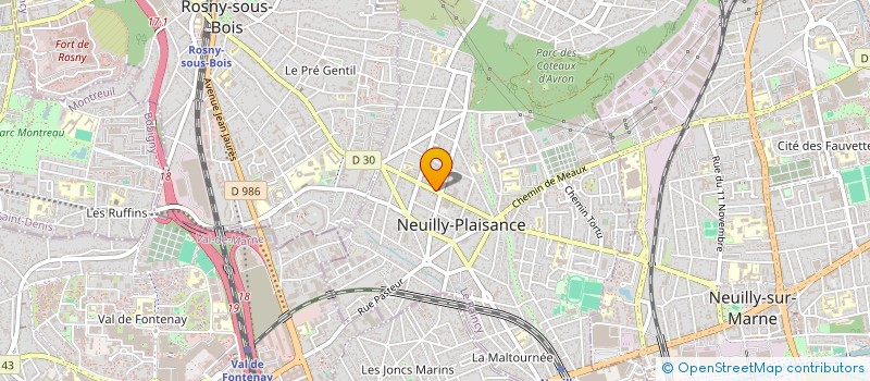 localisation de l'entreprise MONSIEUR FRANCOIS THOUMIN à NEUILLY-PLAISANCE