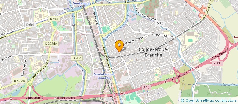 localisation de l'entreprise MONSIEUR FRANCOIS TIMMERMAN  COUDEKERQUE-BRANCHE