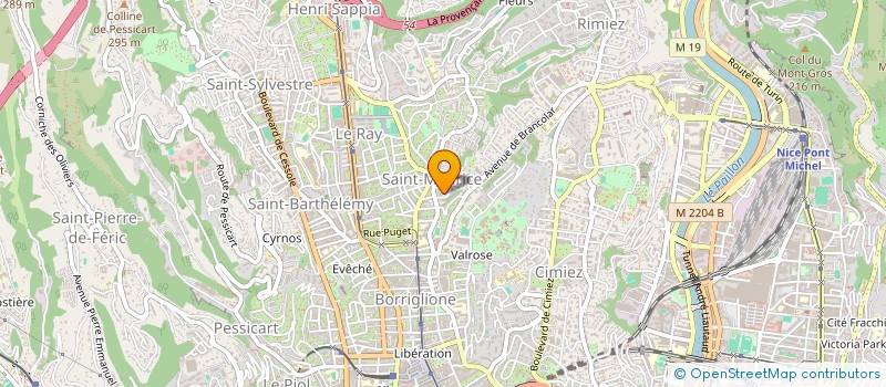 localisation de l'entreprise MONSIEUR FRANCOIS TIMPANO  NICE