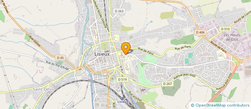 localisation de l'entreprise MONSIEUR FRANCOIS TIRVEILLIOT à LISIEUX