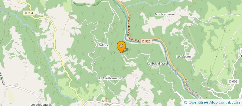 localisation de l'entreprise MONSIEUR FRANCOIS TISON  GOLINHAC