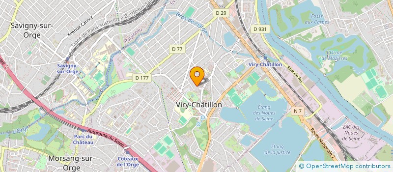 localisation de l'entreprise MONSIEUR FRANCOIS TITRANT à VIRY CHATILLON