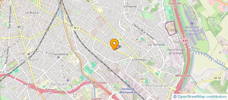 localisation de l'entreprise MONSIEUR FRANCOIS TIZON  TOULOUSE