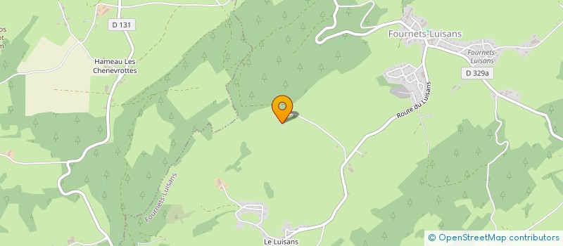 localisation de l'entreprise MONSIEUR FRANCOIS TOCHOT  FOURNETS-LUISANS