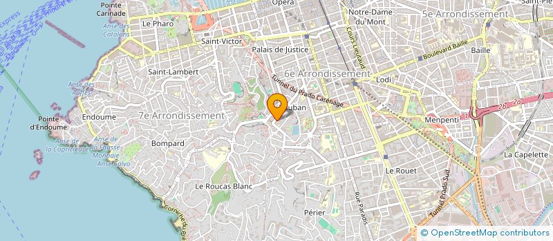 localisation de l'entreprise MONSIEUR FRANCOIS TOMASI  MARSEILLE