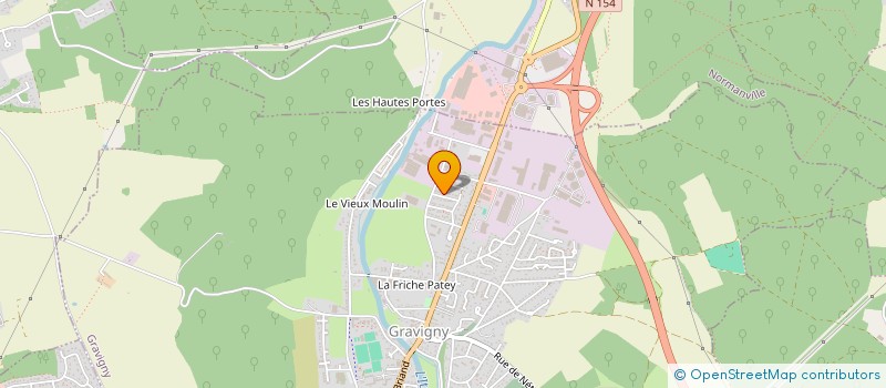 localisation de l'entreprise MONSIEUR FRANCOIS TORRES à GRAVIGNY