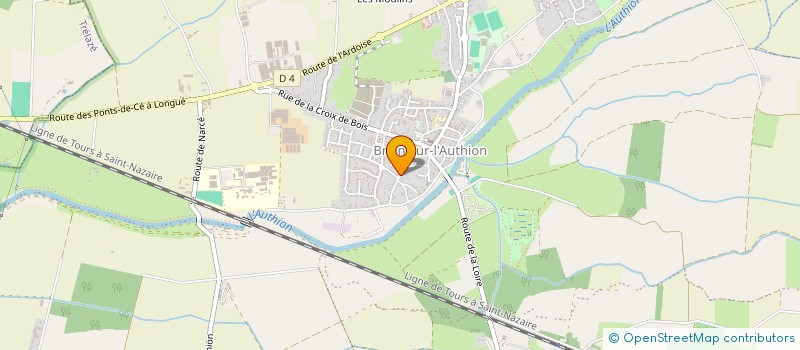 localisation de l'entreprise MONSIEUR FRANCOIS TOUCHET à LOIRE-AUTHION