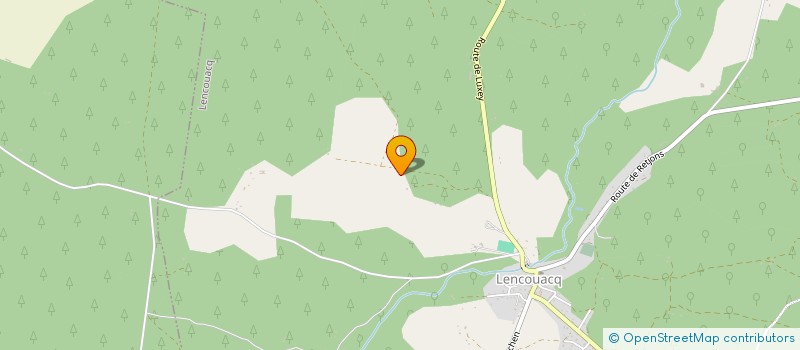 localisation de l'entreprise MONSIEUR FRANCOIS TOUJOUSE  LENCOUACQ