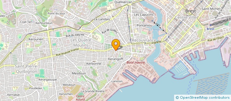 localisation de l'entreprise MONSIEUR FRANCOIS TOULGOAT à BREST