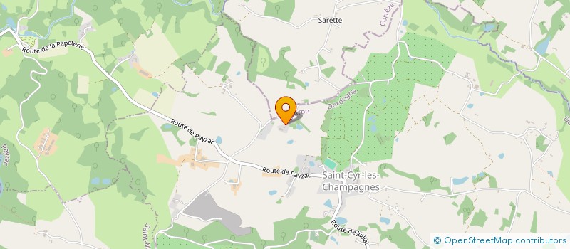 localisation de l'entreprise MONSIEUR FRANCOIS TOURADE  SAINT-CYR-LES-CHAMPAGNES