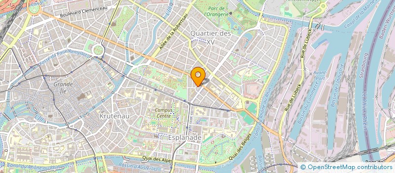 localisation de l'entreprise MONSIEUR FRANCOIS TOURAINE  STRASBOURG