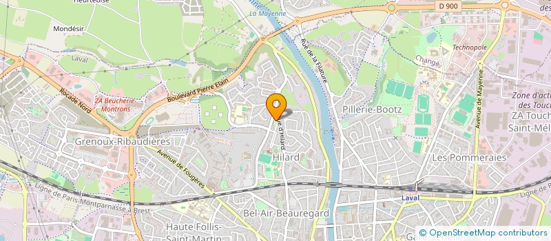 localisation de l'entreprise MONSIEUR FRANCOIS TOURE à LAVAL