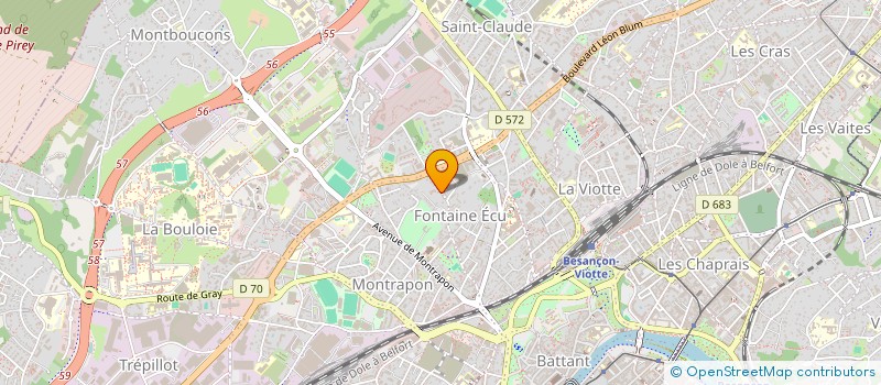 localisation de l'entreprise MONSIEUR FRANCOIS TOURNOUX  BESANCON