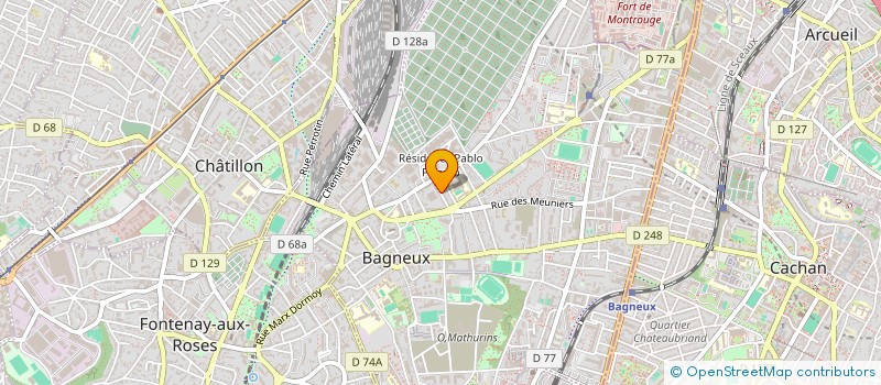 localisation de l'entreprise MONSIEUR FRANCOIS TOYER à BAGNEUX