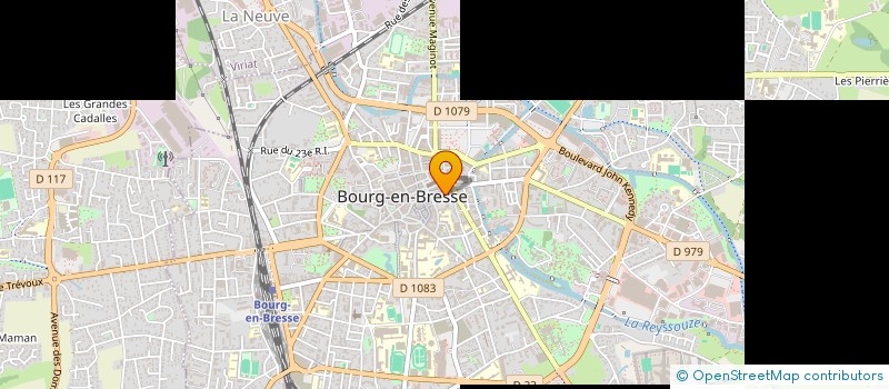 localisation de l'entreprise MONSIEUR FRANCOIS TRABLY à BOURG-EN-BRESSE