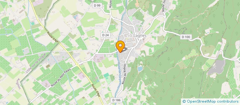 localisation de l'entreprise MONSIEUR FRANCOIS TRAMIER  LAGNES