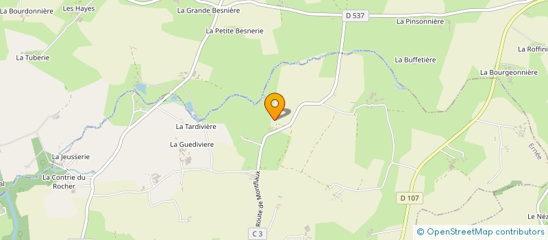 localisation de l'entreprise MONSIEUR FRANCOIS TREHET  ERNEE