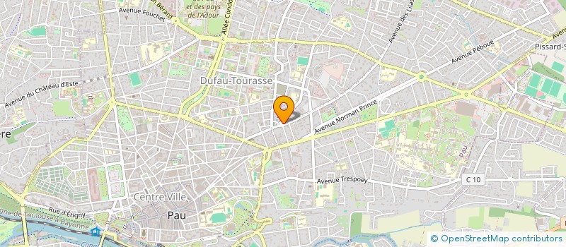 localisation de l'entreprise MONSIEUR FRANCOIS TREIL à PAU