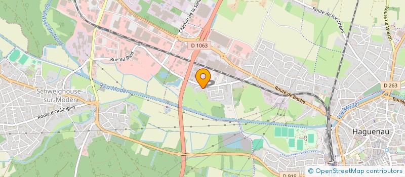 localisation de l'entreprise MONSIEUR FRANCOIS TRENDEL  HAGUENAU