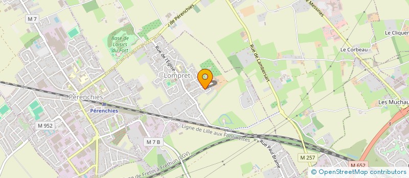 localisation de l'entreprise MONSIEUR FRANCOIS TRIBOUT  LOMPRET