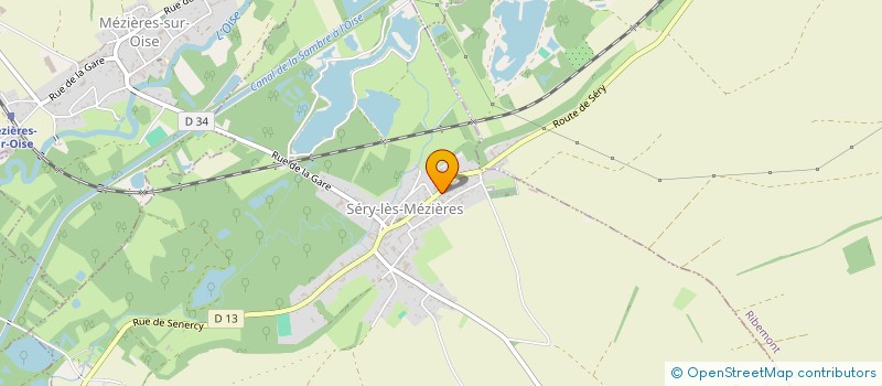 localisation de l'entreprise MONSIEUR FRANCOIS TRICQUENEAUX  SERY-LES-MEZIERES