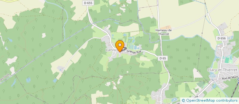 localisation de l'entreprise MONSIEUR FRANCOIS TRIQUENEAUX  LANISCOURT