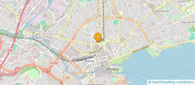 localisation de l'entreprise MONSIEUR FRANCOIS TROCHET  ANNECY