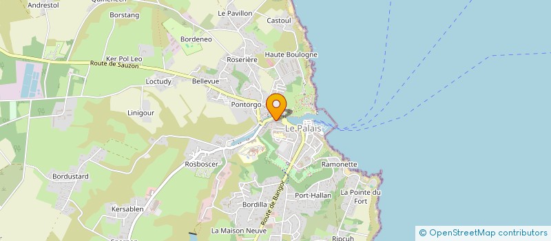localisation de l'entreprise MONSIEUR FRANCOIS TUFFERY à LE PALAIS