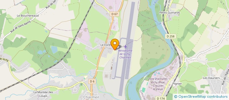 localisation de l'entreprise MONSIEUR FRANCOIS TURBAN  CHARMEIL