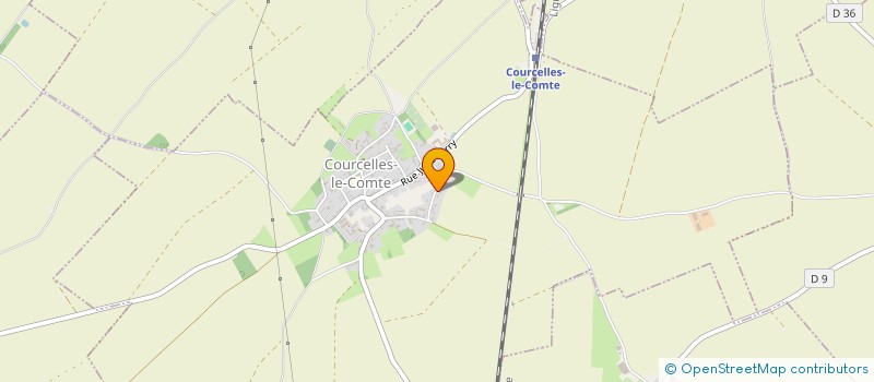 localisation de l'entreprise MONSIEUR FRANCOIS TURPIN  COURCELLES-LE-COMTE