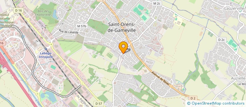 localisation de l'entreprise MONSIEUR FRANCOIS UBEDA  SAINT-ORENS-DE-GAMEVILLE