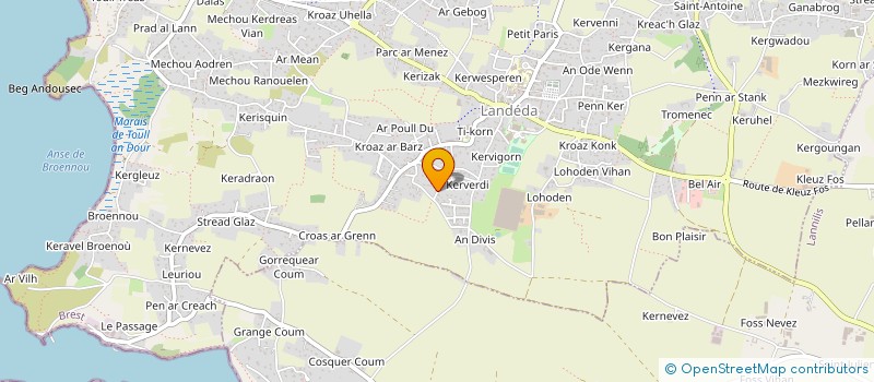 localisation de l'entreprise MONSIEUR FRANCOIS URIEN  GUIPAVAS