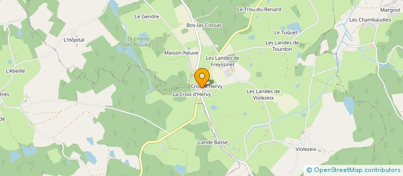 localisation de l'entreprise MONSIEUR FRANCOIS VACHER à SAINT-PRIEST-LIGOURE