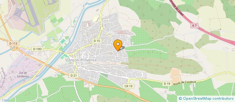 localisation de l'entreprise MONSIEUR FRANCOIS VALENTI  LANCON-PROVENCE
