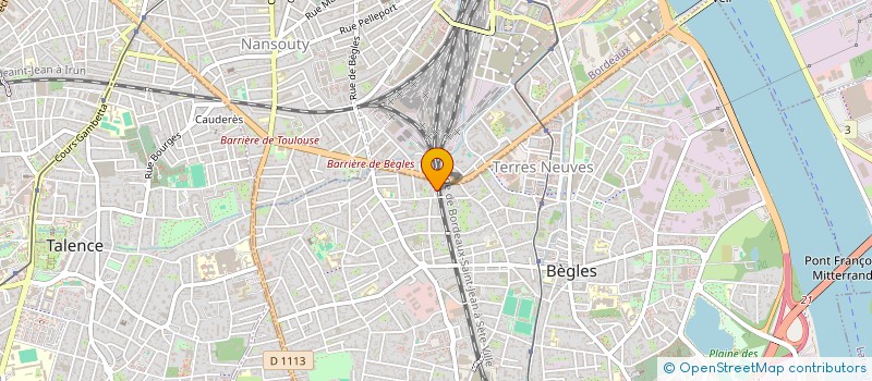 localisation de l'entreprise MONSIEUR FRANCOIS-VALERY MARTINS à BEGLES