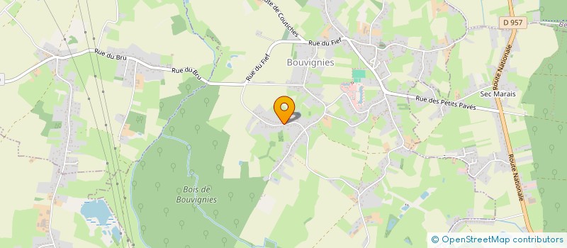 localisation de l'entreprise MONSIEUR FRANCOIS VALIN à BOUVIGNIES