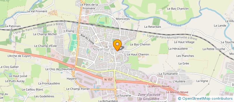 localisation de l'entreprise MONSIEUR FRANCOIS VALLEE  SAINT-JOUAN-DES-GUERETS