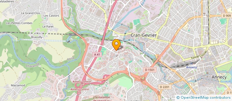 localisation de l'entreprise MONSIEUR FRANCOIS VALLEE  ANNECY