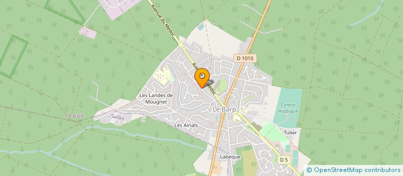 localisation de l'entreprise MONSIEUR FRANCOIS VALLIN  LE BARP