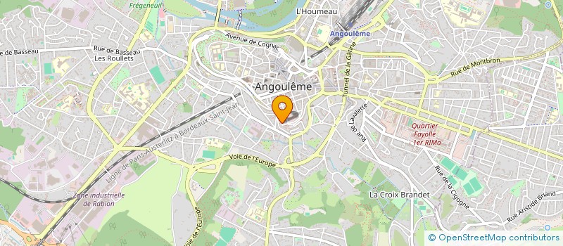 localisation de l'entreprise MONSIEUR FRANCOIS VALLIN à ANGOULEME