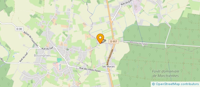 localisation de l'entreprise MONSIEUR FRANCOIS VAN BOCKSTAELE  MARCHIENNES