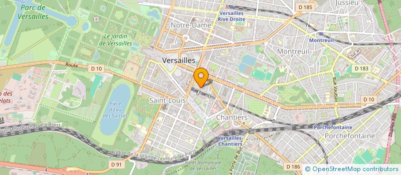 localisation de l'entreprise MONSIEUR FRANCOIS VANDENHOVE à VERSAILLES