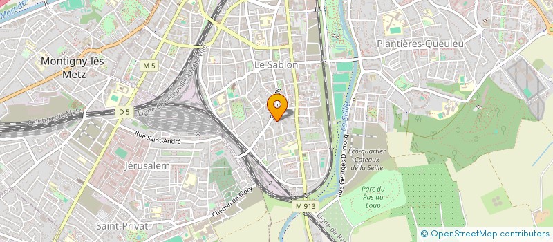 localisation de l'entreprise MONSIEUR FRANCOIS VANDLER  METZ